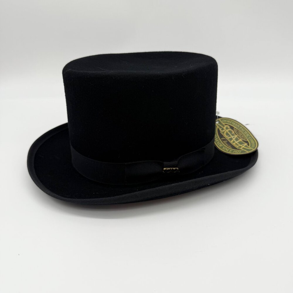 Scala Authentic Handmade 100% Wool Black Hat Style 568